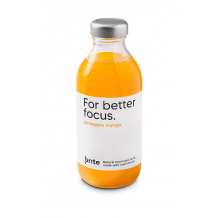 BRITE - BOISSON FOCUS ANANAS MANGUE BOUTEILLE VERRE 330ML x12