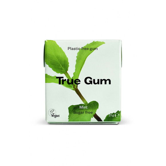 TRUE - CHEWING-GUM MENTHE VERTE SANS SUCRES PRÉSENTOIR 21G x24