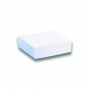 BOITE PATISSIERE CARTON BLANC H.80 x L.20 x P.20 MM x50