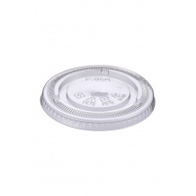 Q-CUP COUVERCLE PLAT CROISSILLON PET Ø95MM x50