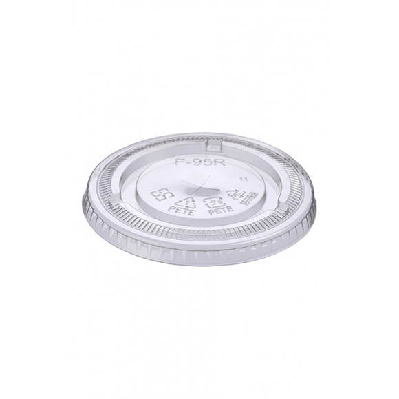 Q-CUP COUVERCLE PLAT CROISSILLON PET Ø95MM x50