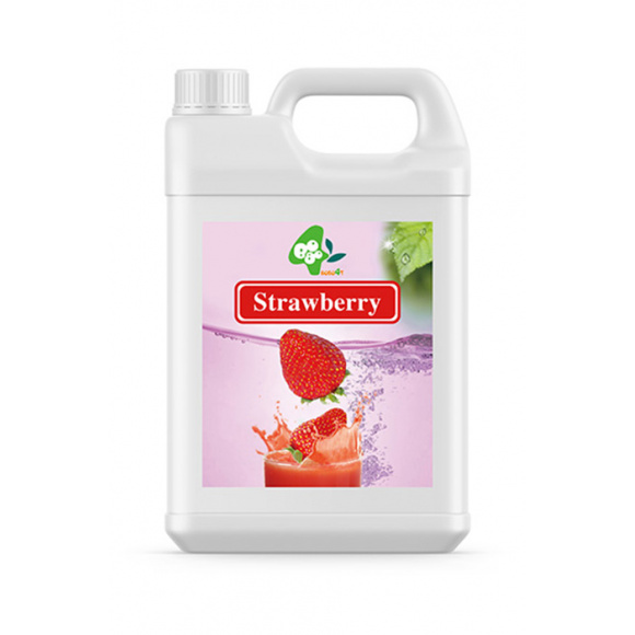 BUBBLE TEA - SIROP FRAISE BIDON 2.5KG