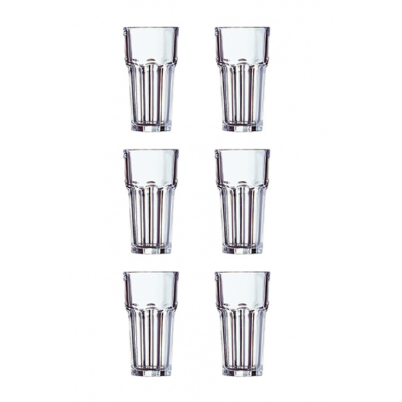 ARCOROC - GRANITY SET DE 6 VERRES 650ML