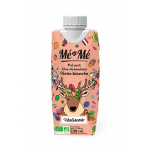 ME-ME - VITALISANTE THE VERT MATCHA SEVE DE BOULEAU PECHE BLANCHE 330ML x12 BIO