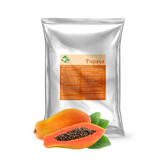 BUBBLE TEA POUDRE PAPAYE VEGAN POCHE 1KG