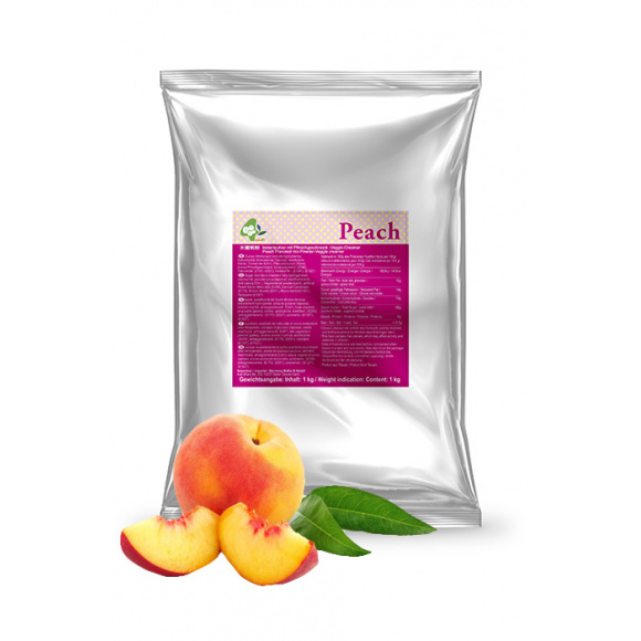 BUBBLE TEA POUDRE PECHE VEGAN POCHE 1KG