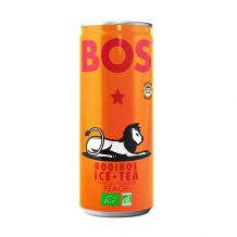 BOS - THE GLACE ROOIBOS PECHE CANETTE 250ML x12 BIO