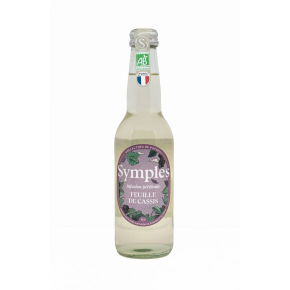 SYMPLES - INFUSION PETILLANTE FEUILLE DE CASSIS 330ML x12 BIO