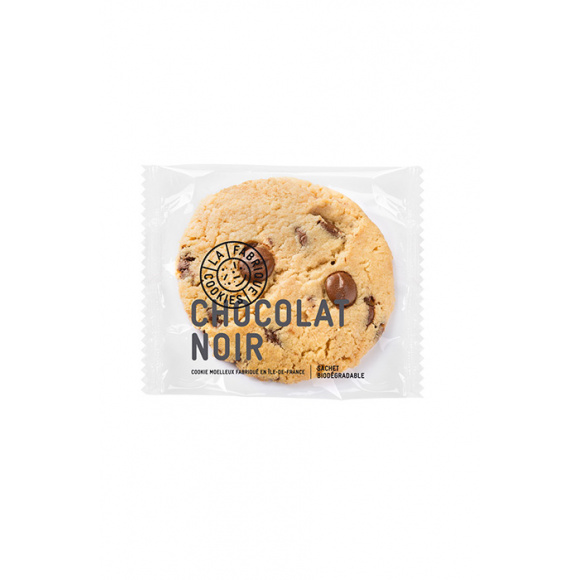 LA FABRIQUE COOKIES - COOKIES PEPITES CHOCOLAT NOIR EMBALLAGE INDIVIDUEL 75G x16