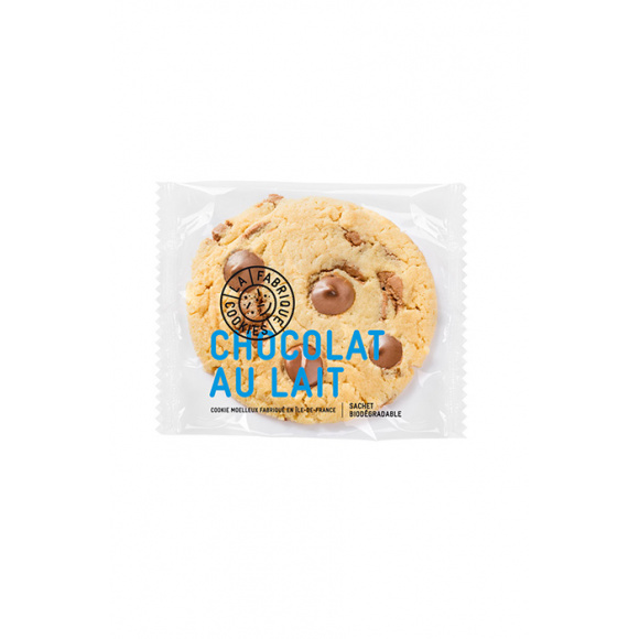 LA FABRIQUE COOKIES - COOKIES PEPITES CHOCOLAT LAIT EMBALLAGE INDIVIDUEL  75G x16