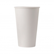 GOBELET CARTON BLANC 16OZ-450/480ML Ø90MM x50