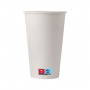 GOBELET CARTON BLANC 16OZ-450/480ML Ø90MM x50