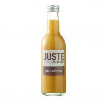 JUSTE LE CHOIX DU FRUIT - JUS ORANGE BOUTEILLE VERRE 250ML X12