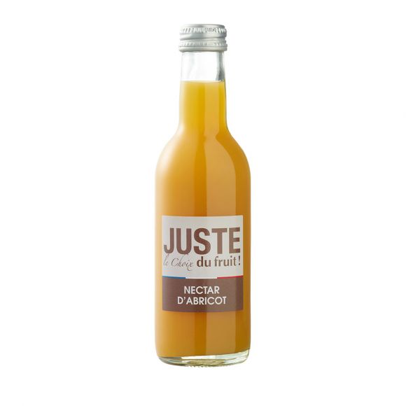 JUSTE LE CHOIX DU FRUIT - NECTAR ABRICOT BOUTEILLE VERRE 250ML X12