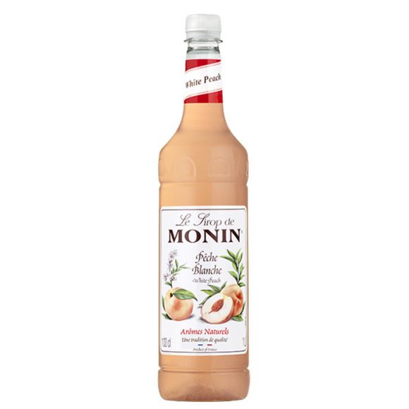 MONIN - SIROP PECHE BLANCHE 1L BOUTEILLE PET