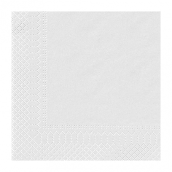 SERVIETTES PAPIER BLANC 200x200 MM 40 SACHETS DE 100