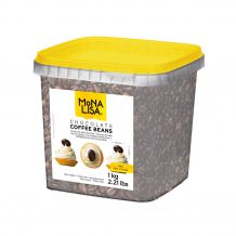 MONA LISA - GRAINS DE CAFÉ CHOCOLAT NOIR SEAU 1KG