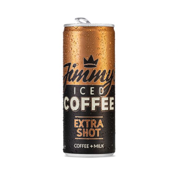 JIMMYS - ICED COFFEE EXTRA SHOT CANETTE ALU 250ML X12