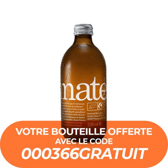 CHARITEA - MATE ORANGE PETILLANT 330ML ECHANTILLON x1 BIO