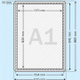 STOP-TROTTOIR FORMAT A1 H.780 x L.490 MM