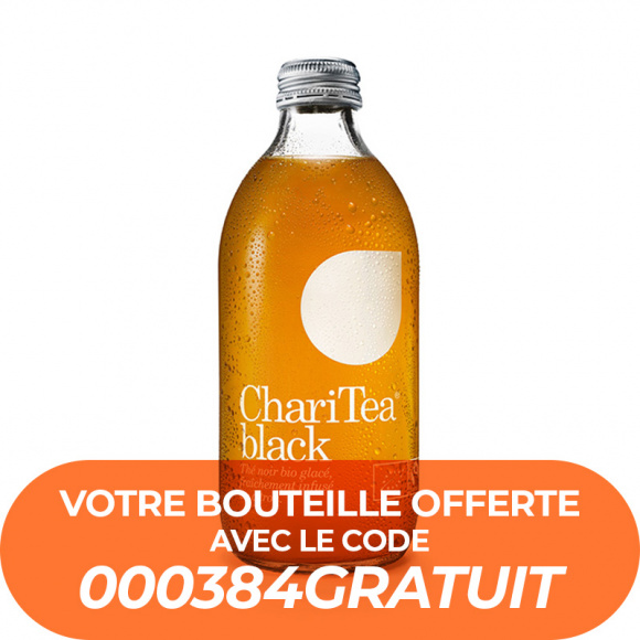 CHARITEA - BLACK CITRON 330ML ECHANTILLON x1 BIO
