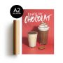 PLV - POSTER CHOCOLAT CHAUD A2 x1