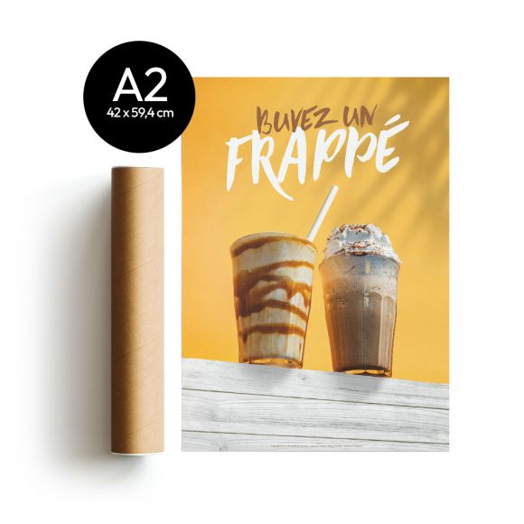 PLV - NOUVEAU POSTER FRAPPE A2 x1