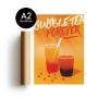 PLV - POSTER BUBBLE TEA FRUIT A2 x1