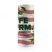 FERM - KOMBUCHA MYRTILLE CASSIS CANETTE 250ML x24 BIO