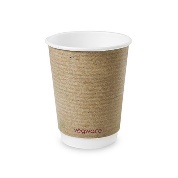 VEGWARE - GOBELET NOEL KRAFT DOUBLE PAROI 16OZ Ø89MM x20 LOGO REGLEMENTAIRE