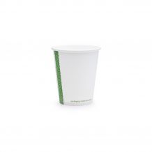 VEGWARE - GOBELET CARTON BLANC 6OZ/177ML Ø72MM x50 LOGO REGLEMENTAIRE