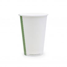 VEGWARE - GOBELET CARTON BLANC 16OZ/473ML Ø89MM x50 LOGO REGLEMENTAIRE