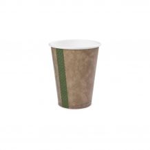 VEGWARE - GOBELET CARTON KRAFT 8OZ/236ML Ø79MM x50 LOGO REGLEMENTAIRE