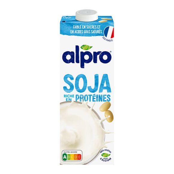 ALPRO - BOISSON VEGETALE SOJA BRIQUE 1L x8