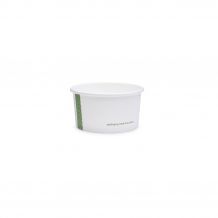 VEGWARE - POT SOUPE/GLACE PLA BLANC COMPOSTABLE 6OZ/177ML Ø90MM x50