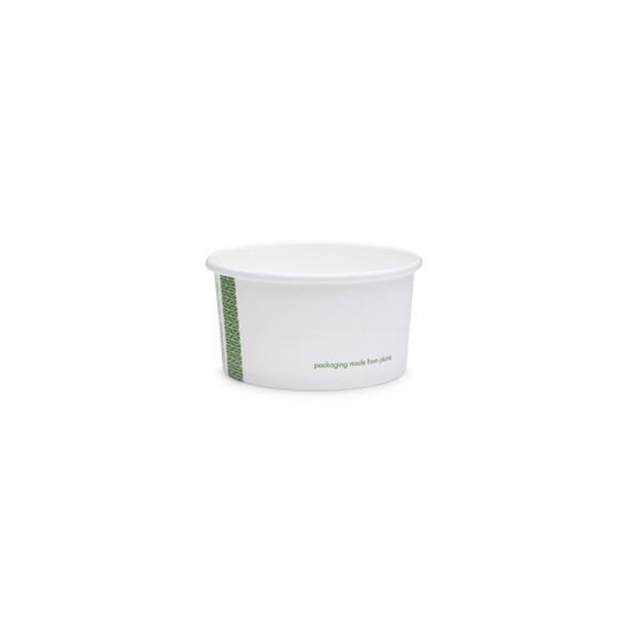 VEGWARE - POT SOUPE/GLACE PLA BLANC COMPOSTABLE 6OZ/177ML Ø90MM x50