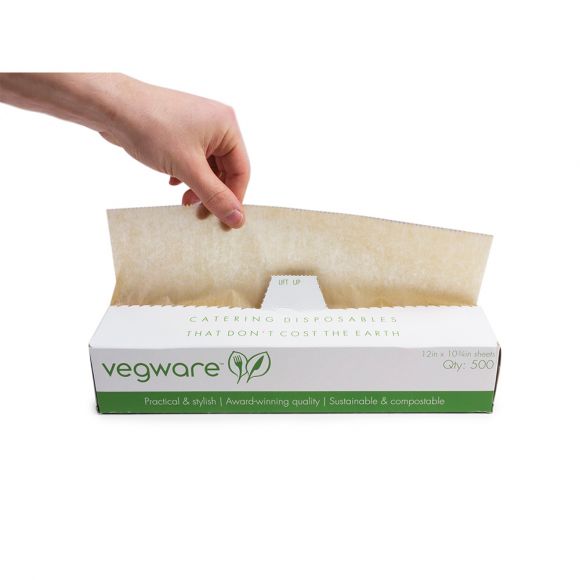 VEGWARE ROULEAU PAPIER KRAFT INGRAISSABLE 27x30CM x500