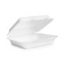 VEGWARE - BOITE LUNCH BAGASSE BLANC COMPOSTABLE 23x20CM x50