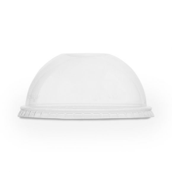 VEGWARE - COUVERCLE DOME A TROU PLA COMPOSTABLE Ø96MM x50