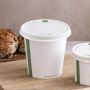 VEGWARE - COUVERCLE POT SOUPE/GLACE PAPIER BLANC COMPOSTABLE 12-32OZ Ø115MM x25