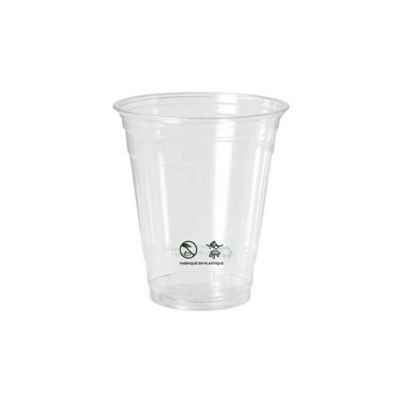 MACPAC - GOBELET RPET 12OZ/355ML Ø95MM x50 LOGO REGLEMENTAIRE FRANCAIS