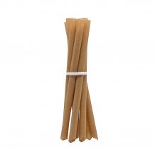 PAILLE BUBBLE TEA BISEAUTEE FIBRE DE CANNE A SUCRE Ø12MM L.210 MM x150