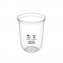 Gobelet boba réutilisable en verre borosilicate avec paille 