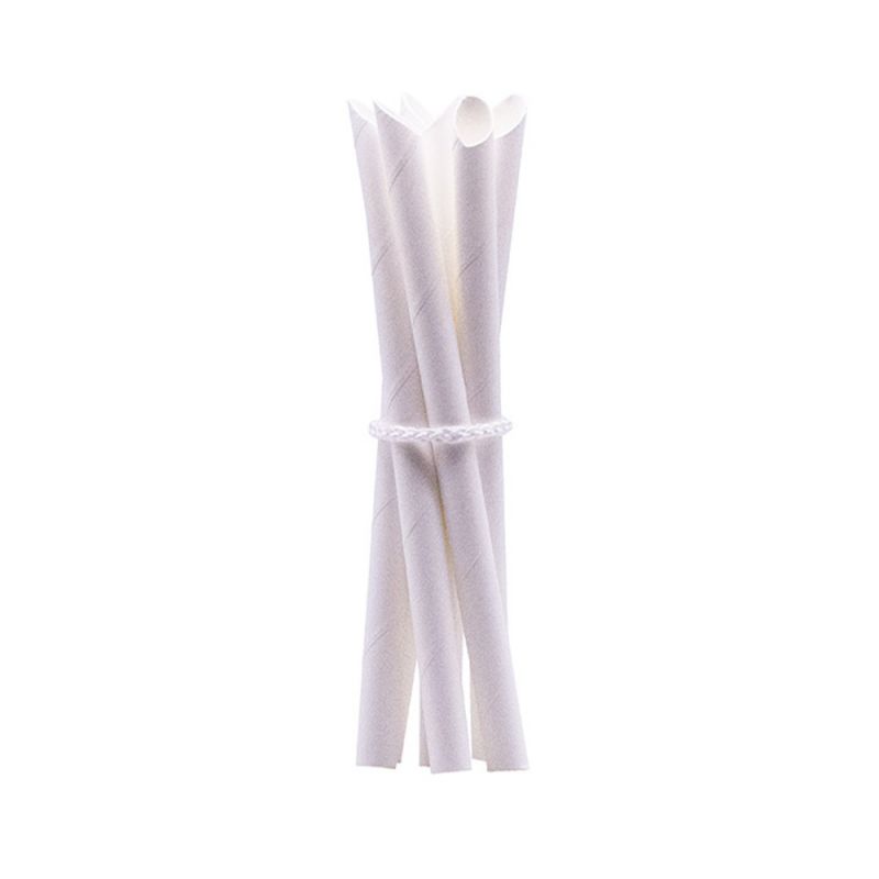 100pcs Pailles en plastique jetables Boba Bubble Tea Tubes de paille pour  boissons Individuellement emballé Drinkware Bar Accesseur B