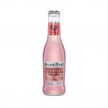 FEVER TREE - PREMIUM FRAMBOISE ET RHUBARBE TONIC WATER BOUTEILLE VERRE 200ML x24