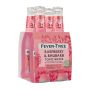 FEVER TREE - PREMIUM FRAMBOISE ET RHUBARBE TONIC WATER BOUTEILLE VERRE 200ML x24