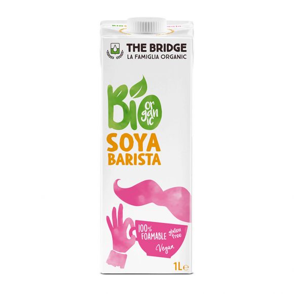 THE BRIDGE - BOISSON VEGETALE SOJA BARISTA BRIQUE 1L x12 BIO