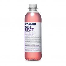 VITAMIN WELL - REACT CASSIS BOUTEILLE PET 500ML x12