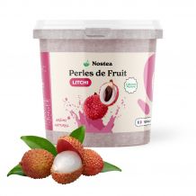 NOSTEA - PERLES DE FRUIT SAVEUR LITCHI COLORANTS NATURELS SEAU 3.2KG