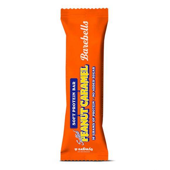 BAREBELLS - SOFT PROTEIN BARRES PEANUTS CARAMEL 55G x12